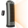 Lasko 1500W 22 in. Gray Electric Tower Ceramic Space Heater with Digital Display, Thermostat and Remote Control