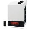 Heat Storm Deluxe Wall Unit 1,000-Watt Infrared Quartz Portable Heater with Built-In Thermostat and Over Heat Sensor