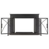 Pleasant Hearth Albus Medium Glass Fireplace Doors