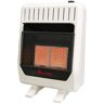 HearthSense 20,000 BTU Vent Free Dual Fuel (NG or LP) Infrared Plaque Heater with Base Feet - T-Stat Control