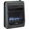 BLUEGRASS LIVING Natural Gas Vent Free Blue Flame Gas Space Heater With Blower and Base Feet - 20,000 BTU