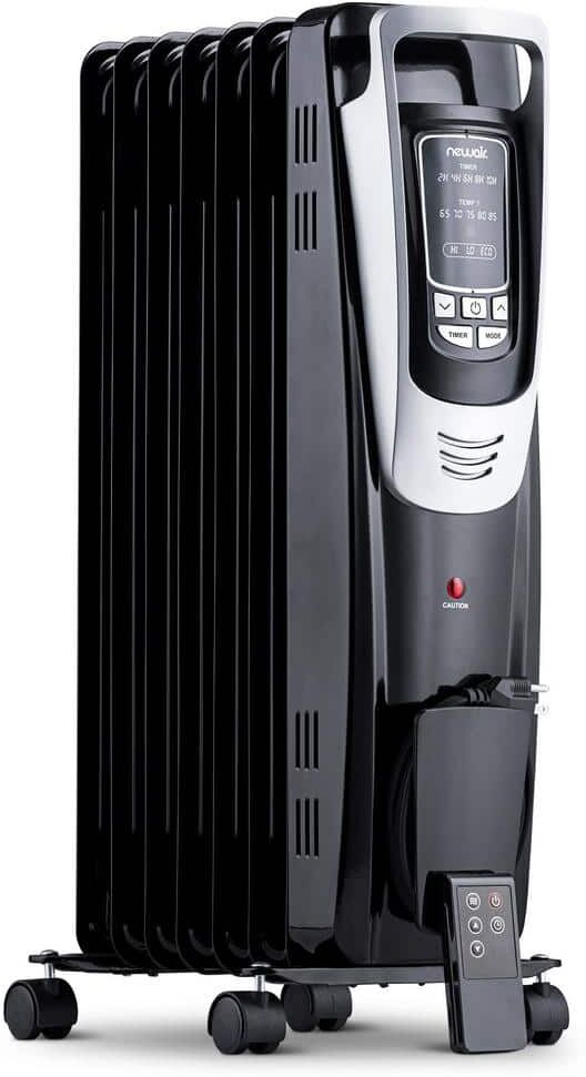 Best Portable Electric Stove: Top 10 Picks for 2024 33 NewAir Portable1500-Watt Electric Oil-Filled Silent Radiator Heater with Energy Efficient Operation Cover 150 sq. ft. - Black