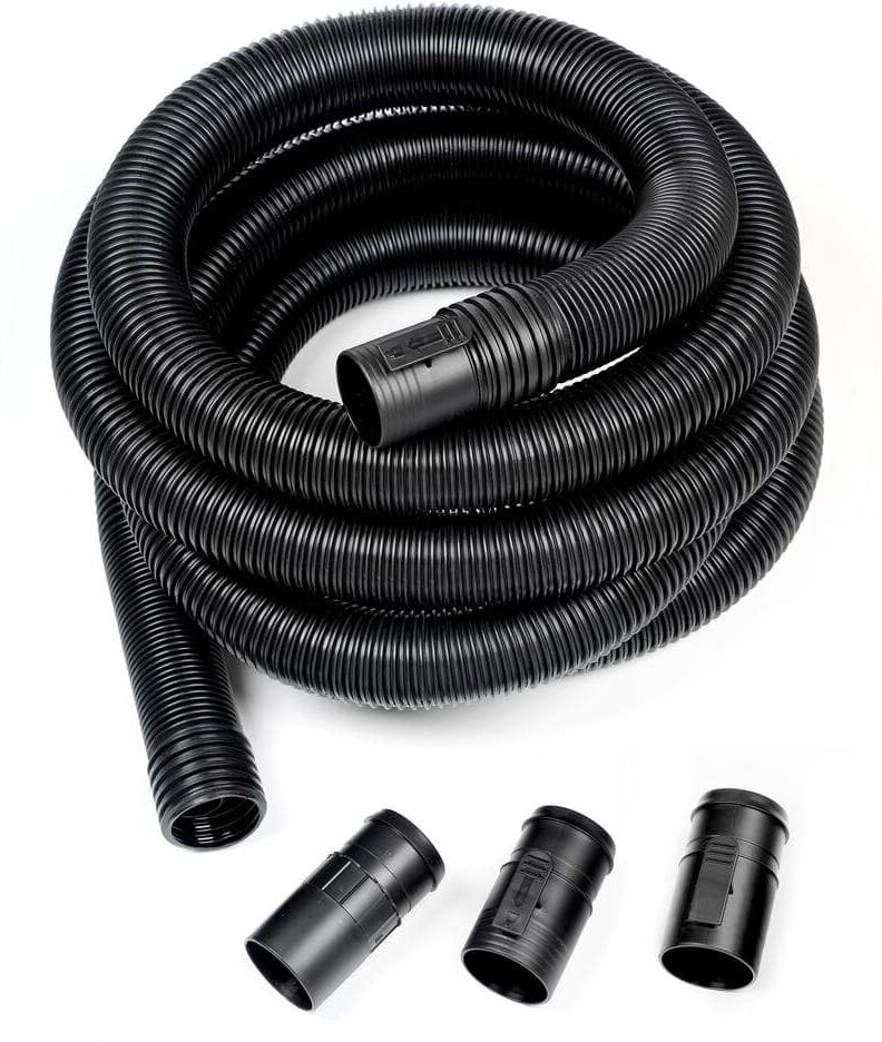 RIDGID 2-1/2 in. x 20 ft. DUAL-FLEX Tug-A-Long Locking Vacuum Hose for  Wet/Dry Shop Vacuums