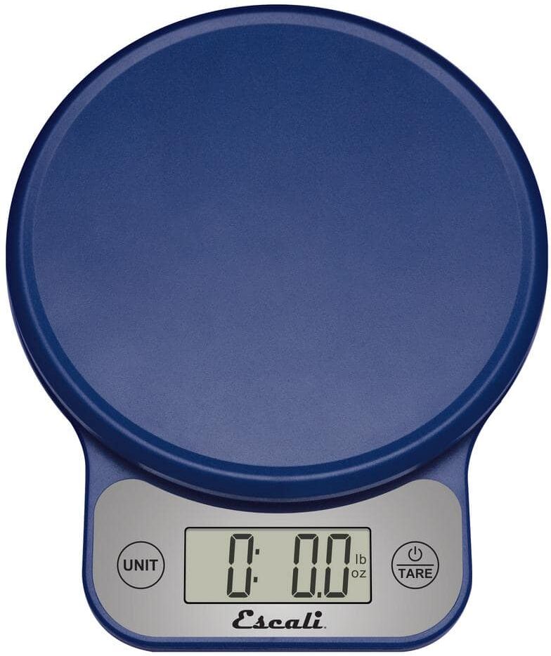 Escali Telero Digital Kitchen Food Scale Blue