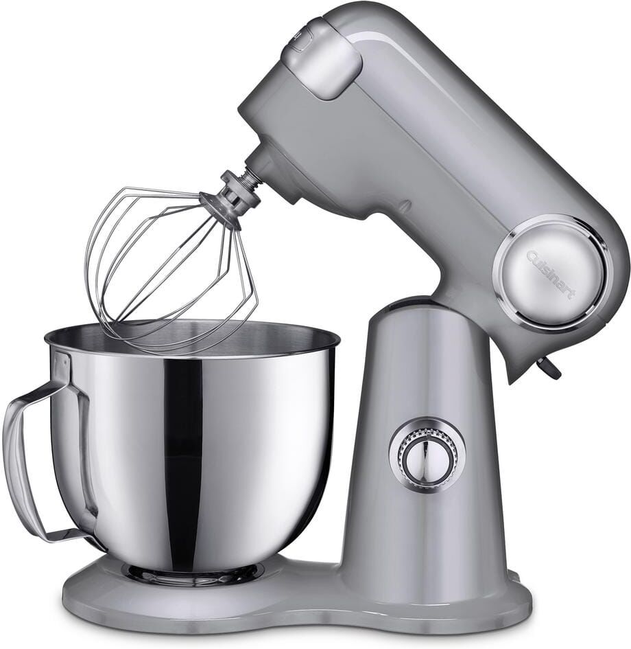 Cuisinart Precision Master 5.5 Qt. 12-Speed Brushed Chrome Die Cast Stand Mixer with Attachments