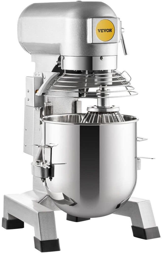 Best Dough Mixers: Top 10 Stand Mixers Reviewed 18 VEVOR Commercial Stand Mixer 10 qt. Dough Mixer Heavy Duty Silver Electric Food Mixer with 3-Speeds Adjustable 450 W