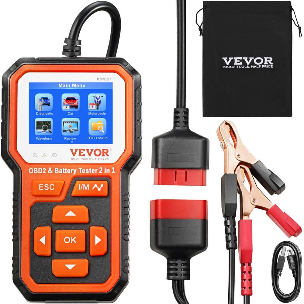 VEVOR OBD2 Scanner Auto OBDII Code Reader Car Diagnostic Tool Check Engine Fault Diagnostic Scan Tool