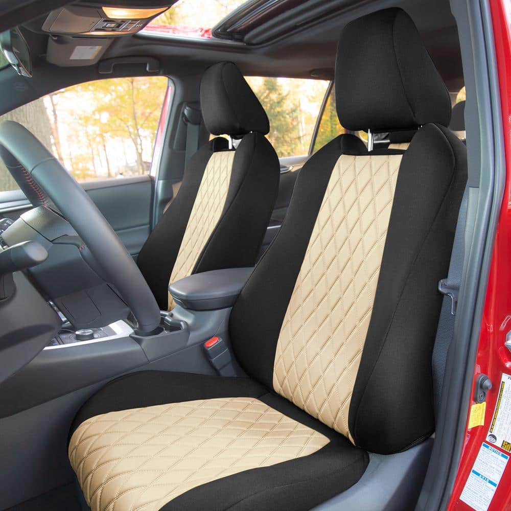 FH Group Neosupreme Custom Fit Seat Covers for 2021-2024 Toyota Rav4 Hybrid to Hybrid Prime