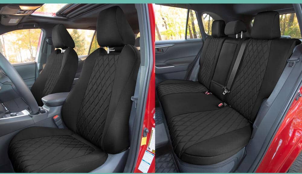 FH Group Neosupreme Custom Fit Seat Covers for 2021-2024 Toyota Rav4 Hybrid to Hybrid Prime