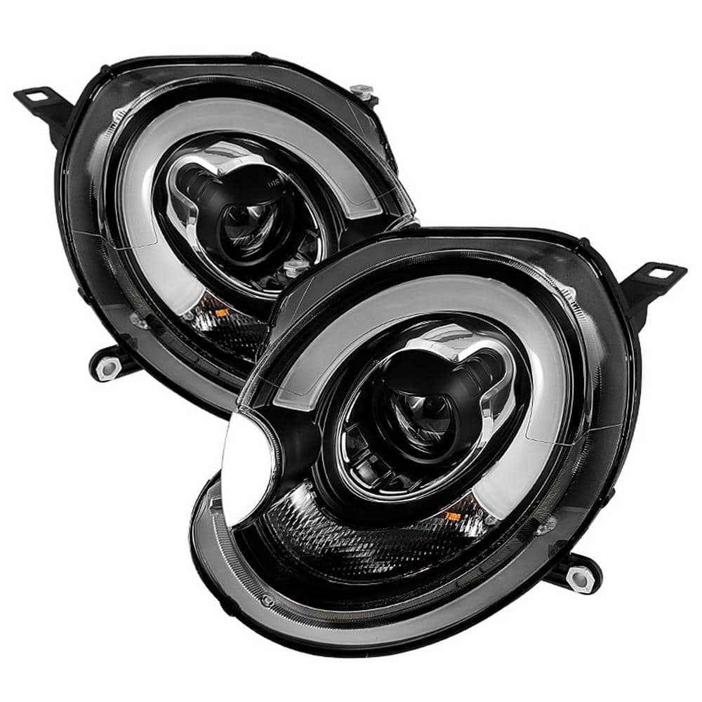 Spyder Auto Mini Cooper 2007-2012 Projector Headlights - Halogen Model Only ( Not Compatible With Xenon/HID Model ) - DRL - Black