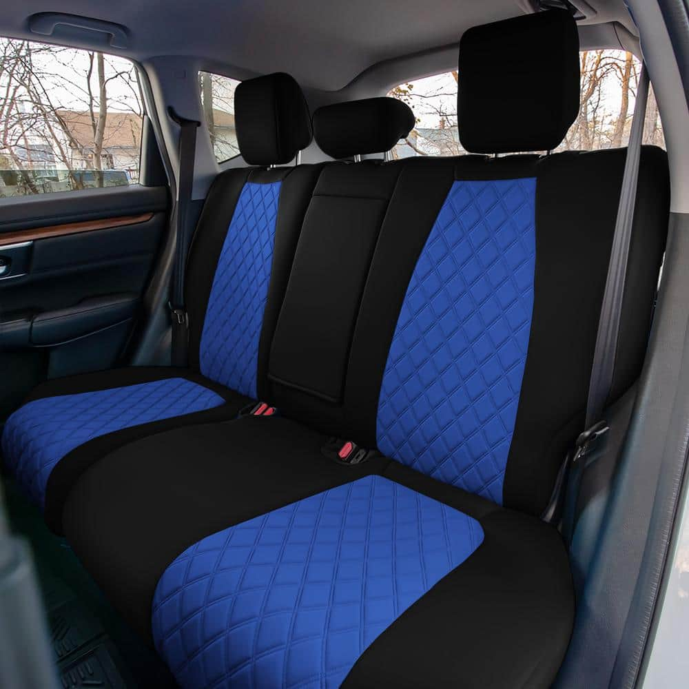 FH Group Neoprene Custom Fit Rear Set Seat Covers for 2017-2022 Honda CR-V LX EX and EX-L