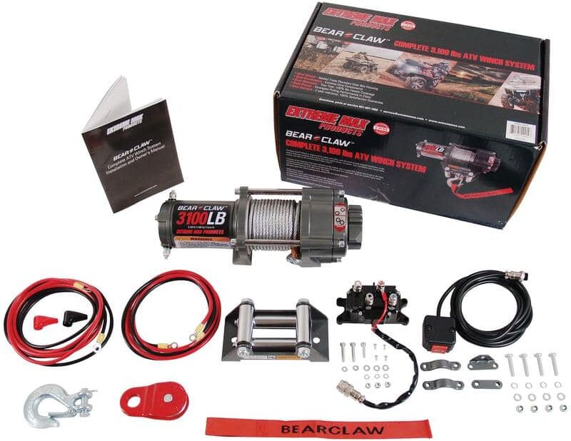 Extreme Max 3100 lbs. Bear Claw ATV Winch