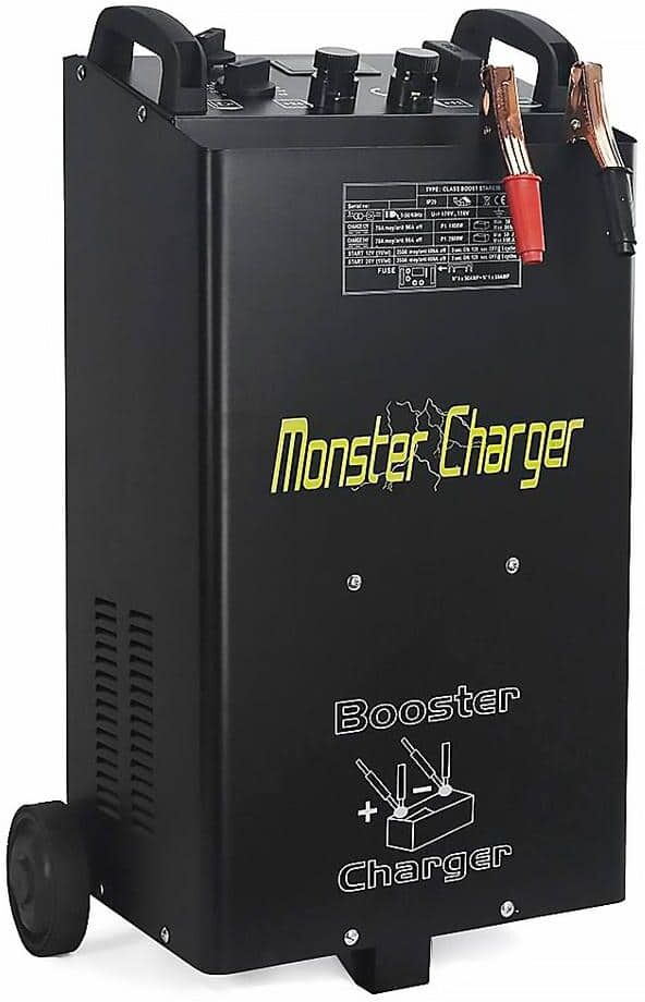 STARK USA 55 Amp 12-Volt/24-Volt Automotive Fast Jump Start Wheel Battery Charger for Car and Truck