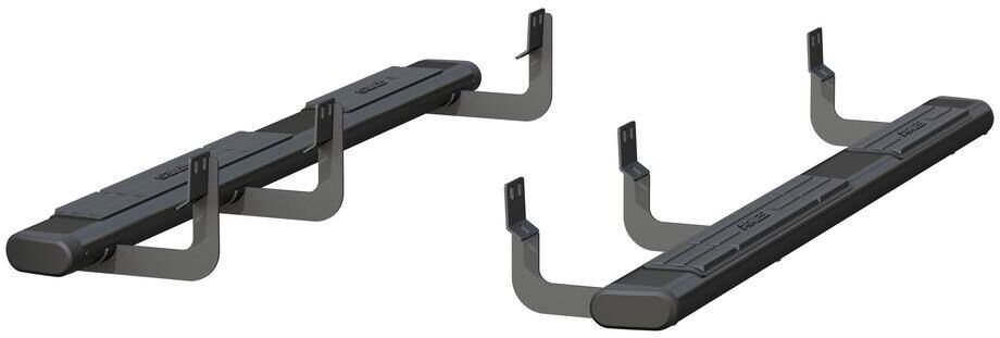 Aries 6 x 75-Inch Oval Black Aluminum Nerf Bars, Select Nissan Titan