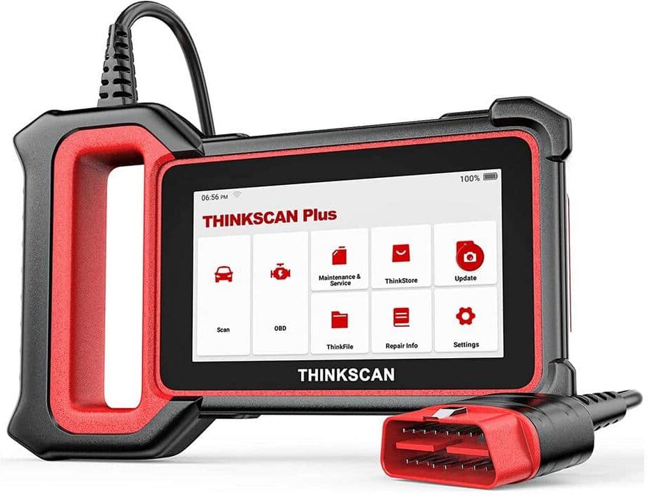 Thinkcar 5 in. OBD2 Scanner Tablet Car Code Reader Vehicle Diagnostic Tester Tool THINKSCAN PLUS S7