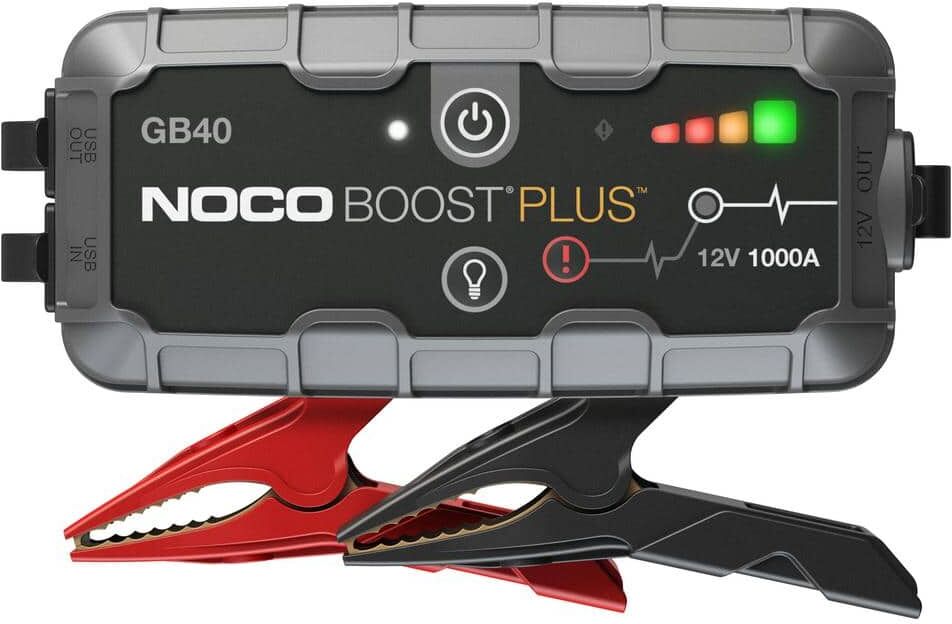 NOCO GB40 1000 Amp 12-Volt UltraSafe Lithium Jump Starter For Up To 6-Liter Gasoline And 3-Liter Diesel Engines