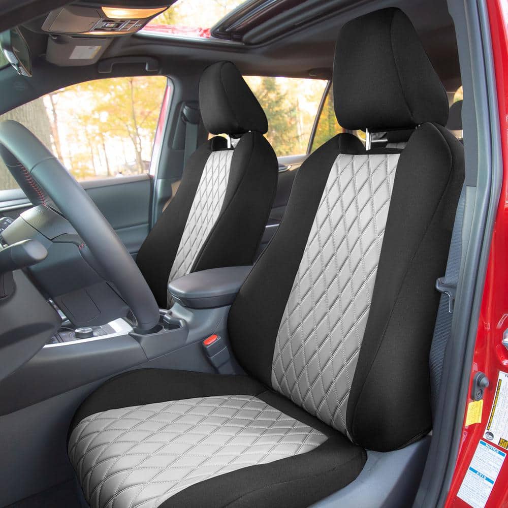 FH Group Neosupreme Custom Fit Seat Covers for 2021-2024 Toyota Rav4 Hybrid to Hybrid Prime