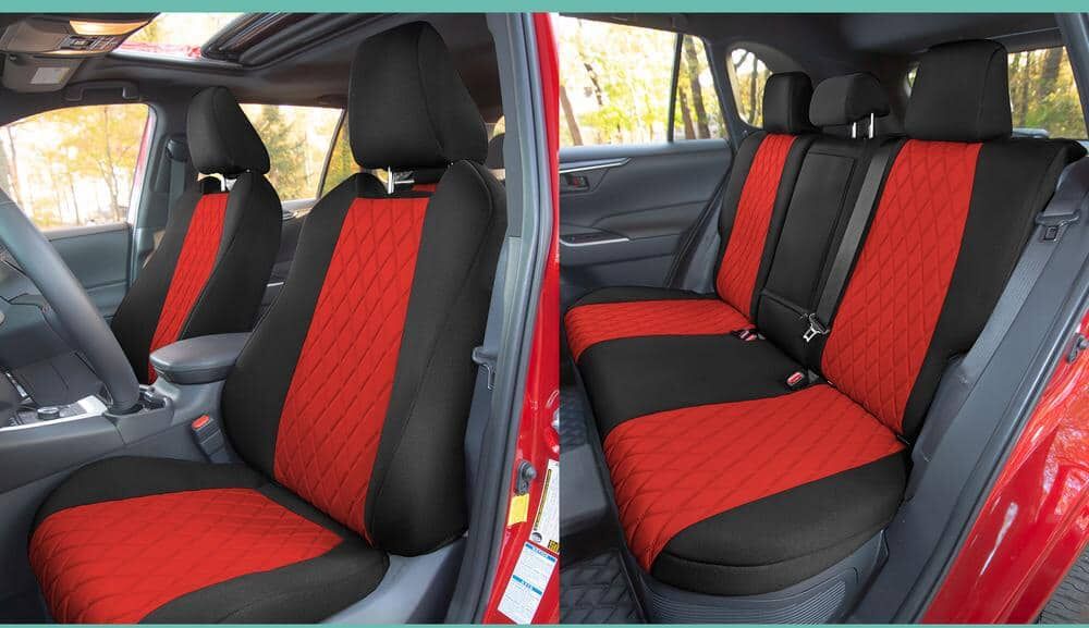 FH Group Neosupreme Custom Fit Seat Covers for 2021-2024 Toyota Rav4 Hybrid to Hybrid Prime