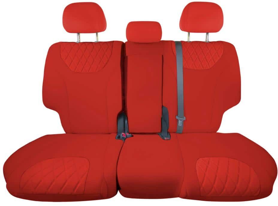 FH Group Neoprene Custom Fit Seat Covers for 2019 - 2023 Hyundai Santa Fe rear 26.5 in. x 17 in. x 1 in. Rear Set