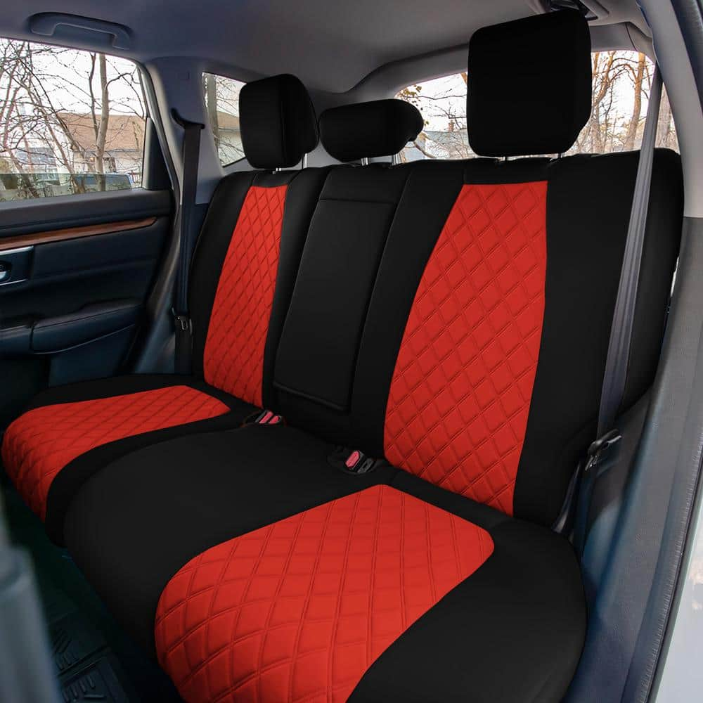 FH Group Neoprene Custom Fit Rear Set Seat Covers for 2017-2022 Honda CR-V LX EX and EX-L