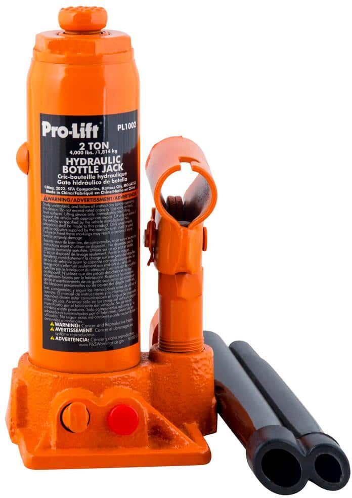 Pro-Lift 2-Ton Hydraulic Bottle Jack with Pump Handle