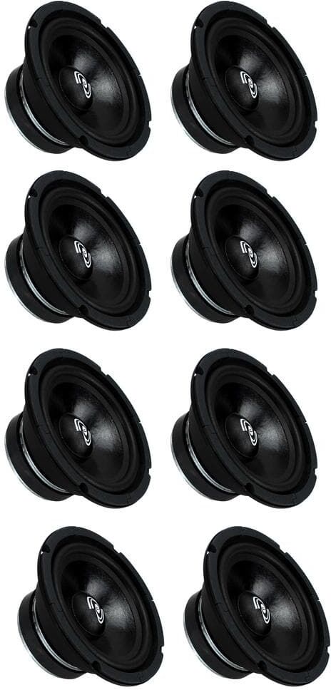 6.5 in. 1200-Watt Car Audio Subwoofers Subs Power Woofers 4 Ohm