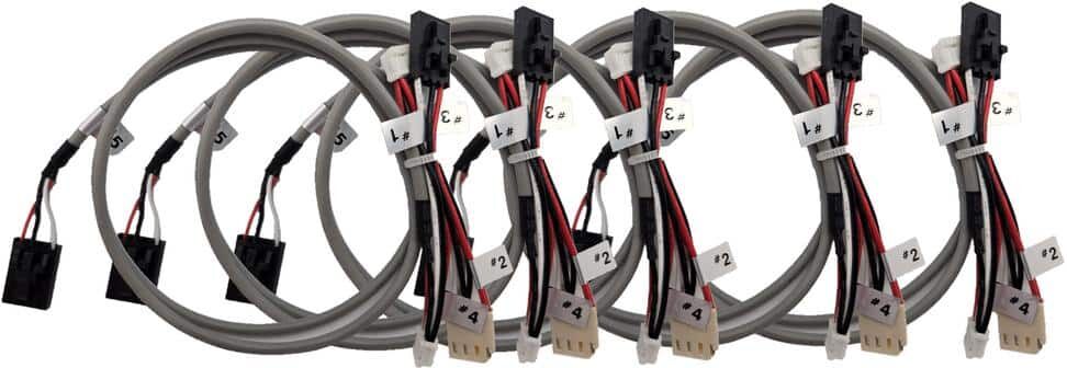 Micro Connectors, Inc 2.08 ft. Universal CD-ROM/DVD-ROM Internal PC Digital Audio Cables in Gray (5-Pack)