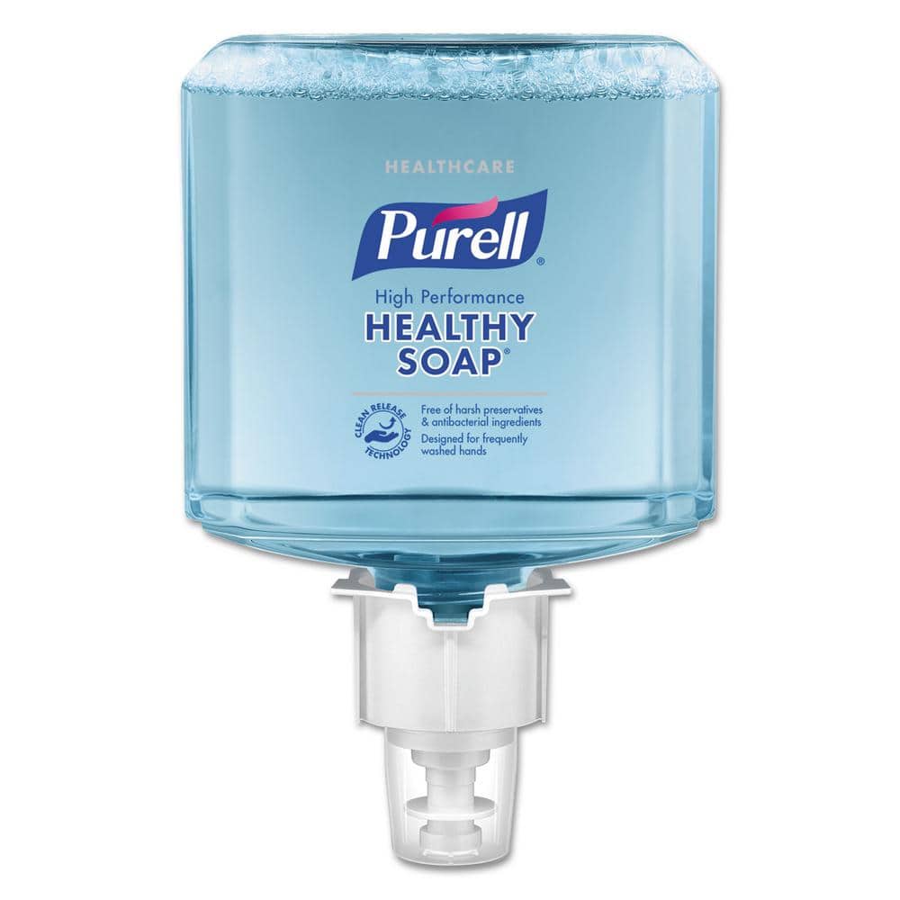 PURELL 1,200 mL Healthcare HEALTHY SOAP High Performance Foam, For ES4 Dispensers, Fragrance-Free, 2/Carton