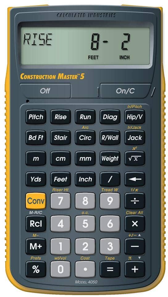 Calculated Industries Construction Master 5 Calculator