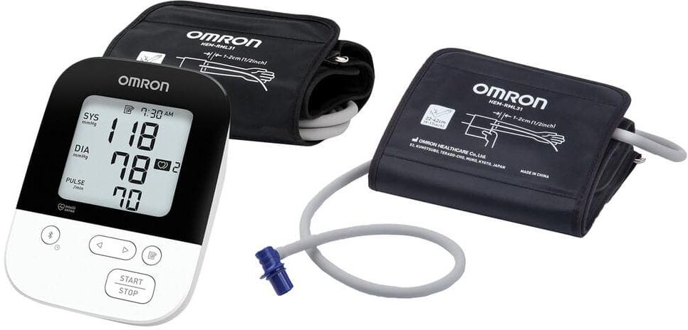 Omron 5 Series Wireless Upper Arm Blood Pressure Monitor with 9 in. to 17 in. Wide Range D-Cuff