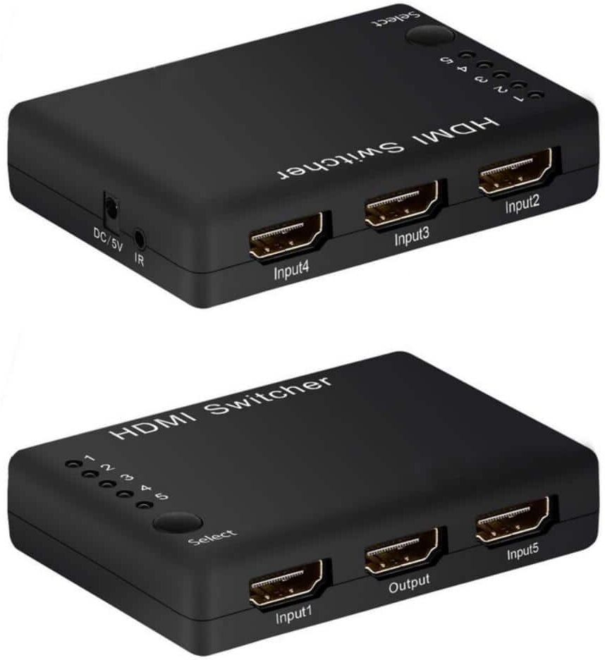 SANOXY 5 x 1 HDMI 5 Port Switch