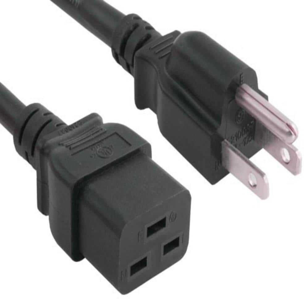 SANOXY 10 ft. 14 AWG 15 Amp 125-Volt Power Cord (NEMA 5-15P to IEC320 C19)