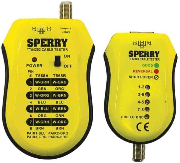 Sperry Coaxial and UTP/STP Cable Tester System