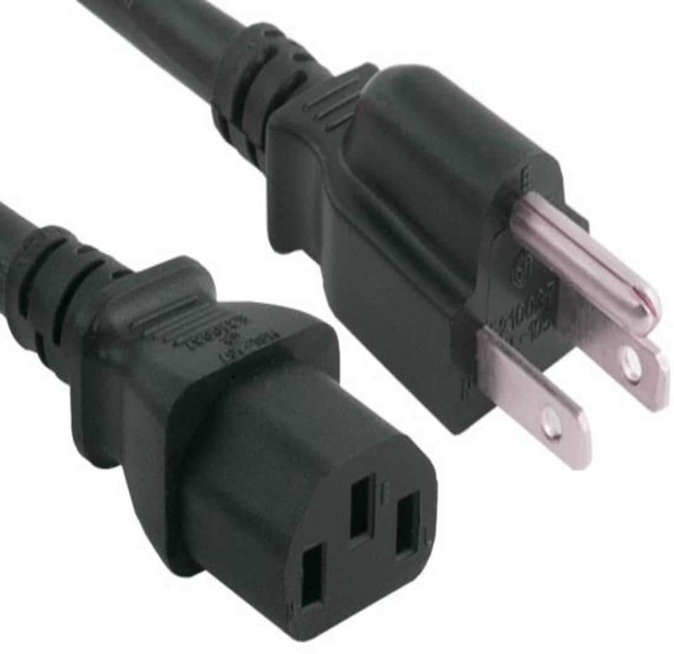 SANOXY 6 ft. 16 AWG Universal Power Cord (IEC320 C13 to NEMA 5-15P) (4-Pack)