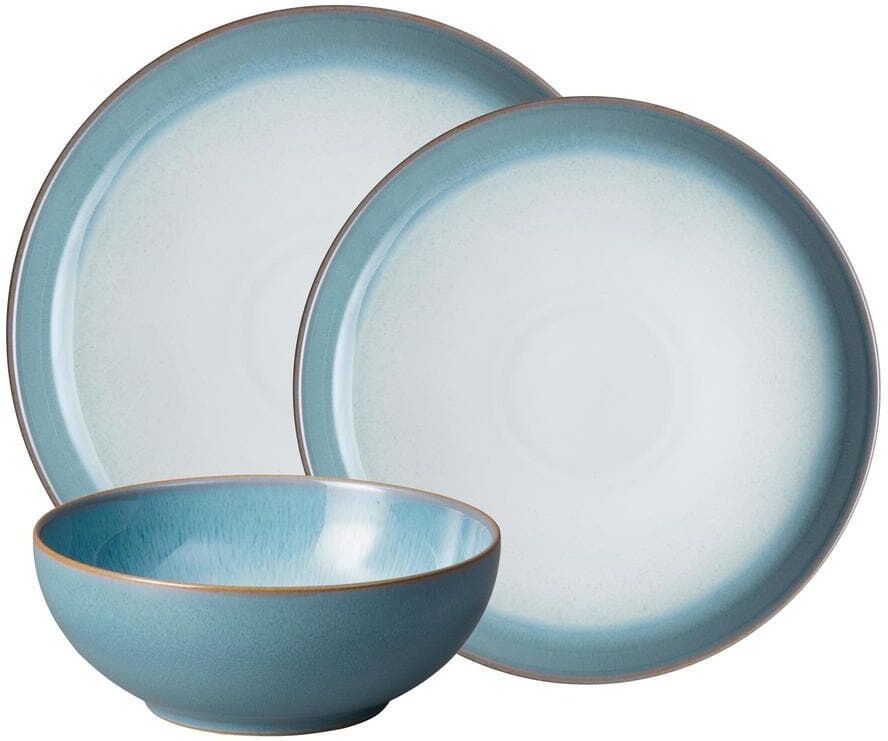 Denby Azure Haze 12 Piece Set (Serive for 4)