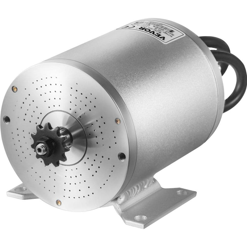 VEVOR Electric Brushless DC Motor 48-Volt 2000-Watt Brushless Electric Motor 4300 RPM High Speed Motor