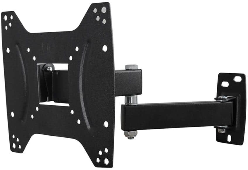 MegaMounts Full Motion, Tilt and Swivel Single Stud Wall Mount for 17 in. to 42 in. LCD, LED, and Plasma Screens