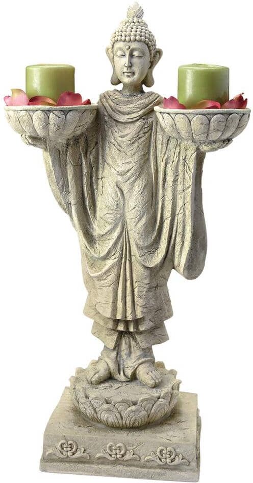 Design Toscano 24.5 in. H Avalokitesvara Buddha Garden Statue