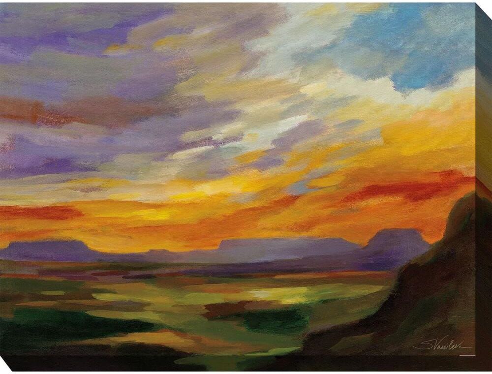 West of the Wind Sonoran Sunset Outdoor Art 40 in. x 30 in.