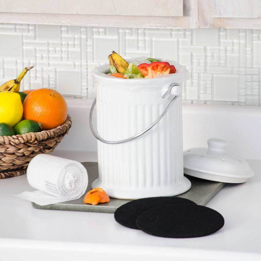 Gardens Alive! Counter Top Ceramic Compost Crock Kit