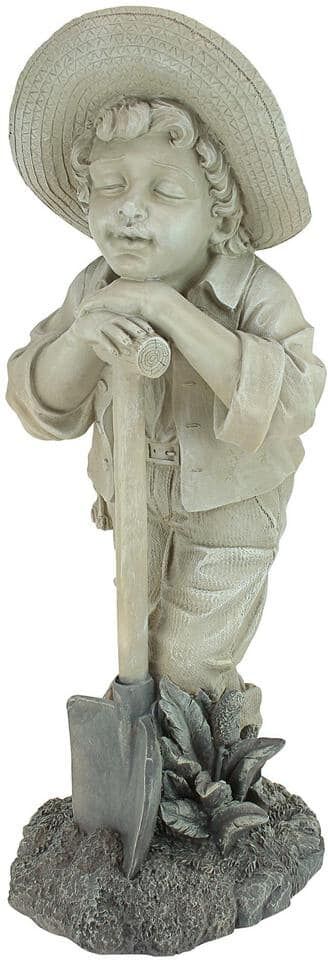 Design Toscano 21.5 in. H Samuel Young Gardener Sculpture