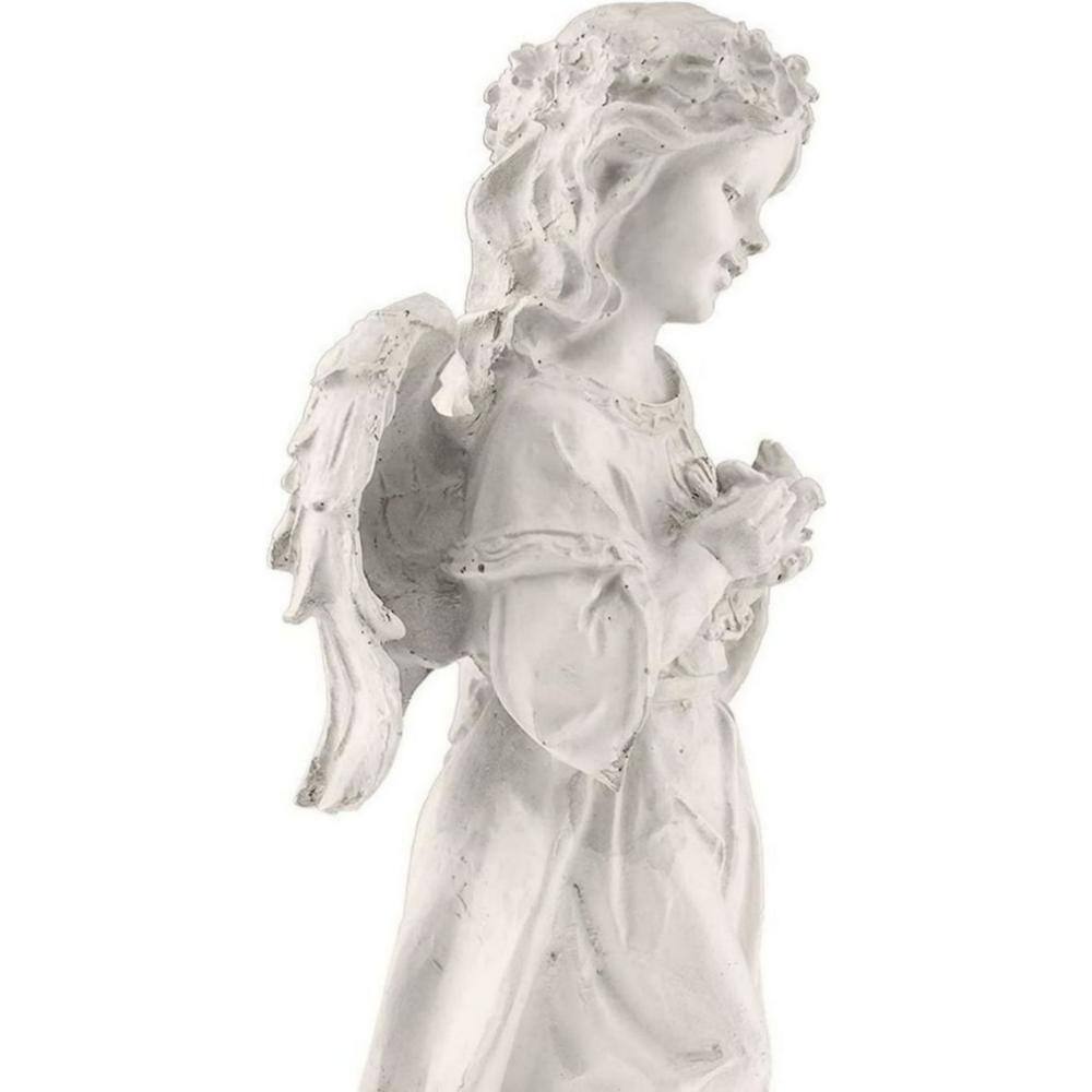 Cubilan Praying Angel Garden Statue Outdoor Decor, Resin Figurine Decoration for Lawn, Yard, Patio, Porch, and More
