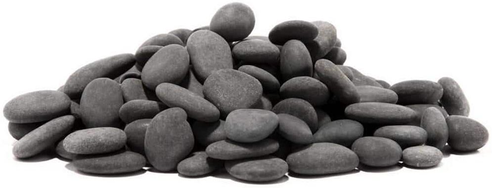 Rain Forest 2200 lbs. Small 1-1.5 in. Grey Mexican Beach Pebbles (Super Sack/Covers 170 sq. ft)