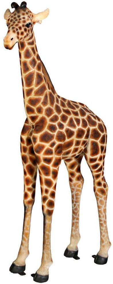 Design Toscano 68.5 in. H Baako Baby Giraffe Grand Scale Garden Statue