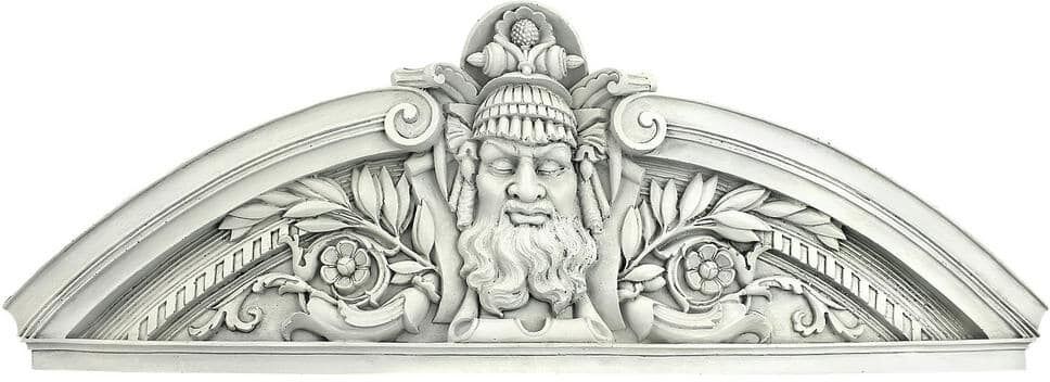 Design Toscano 11 in. x 31 in. Prometheus, The Rebel Titan Sculptural Wall Pediment