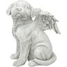 Design Toscano 10 in. H Large Loving Friend Memorial Pet Dog Statue