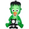 Gemmy 66.14 in. Tall Animated Halloween Inflatable-Nom Nom-Baby w/Pacifier