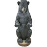 Design Toscano Postal Bear 43 in. H Polyresin Mail Post Sleeve Garden Statue