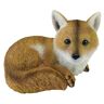 Design Toscano 5 in. H Diablo the Baby Red Fox Statue