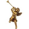 Design Toscano 13.5 in. H Trumpeting Angels of St. Peters Square Girl Angel Statue